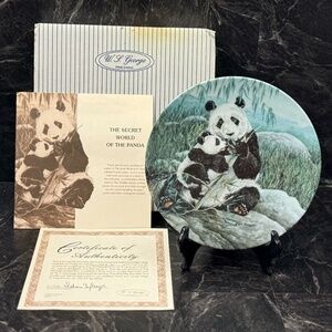 W.L. George “A Mother’s Cure” by Joyce Bridgett Collector Plate